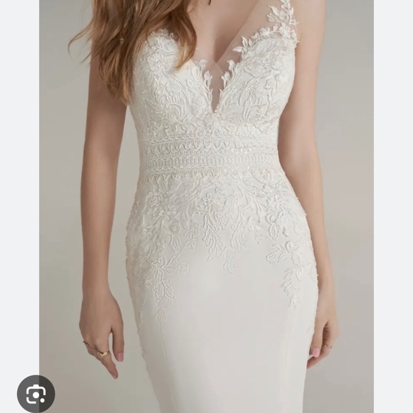BNWT Rebecca Ingram Betty Lynette Wedding Gown Size 12 Bridal - Picture 3 of 5